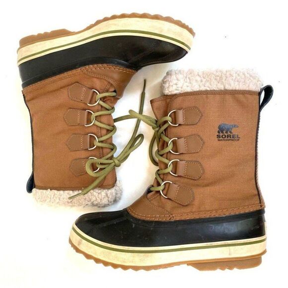 Sorel Men’s 1964 PAC T Waterproof Insulated Duck Boots Nutmeg Black Size 7 - Picture 3 of 8